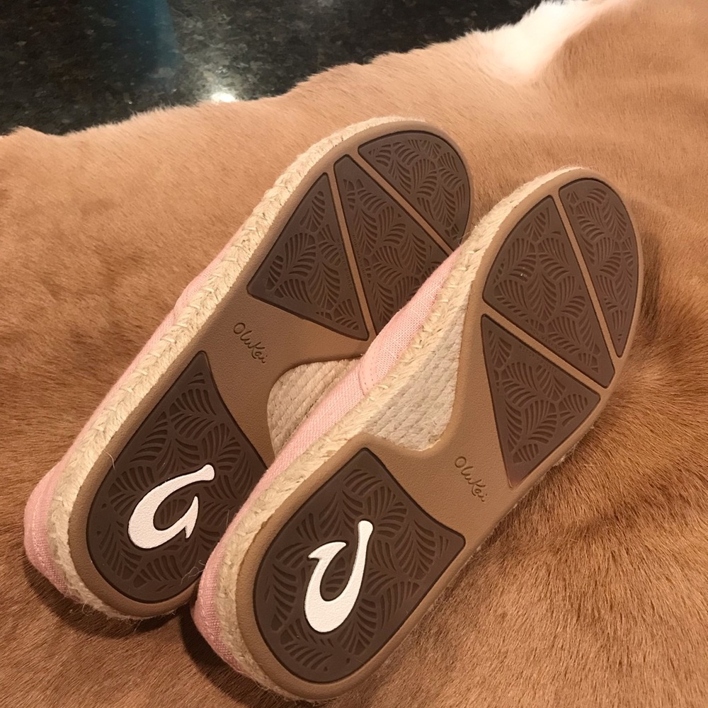NWT OluKai Kaula Pa’a Kapa Pink Espadrilles - Picture 3 of 7